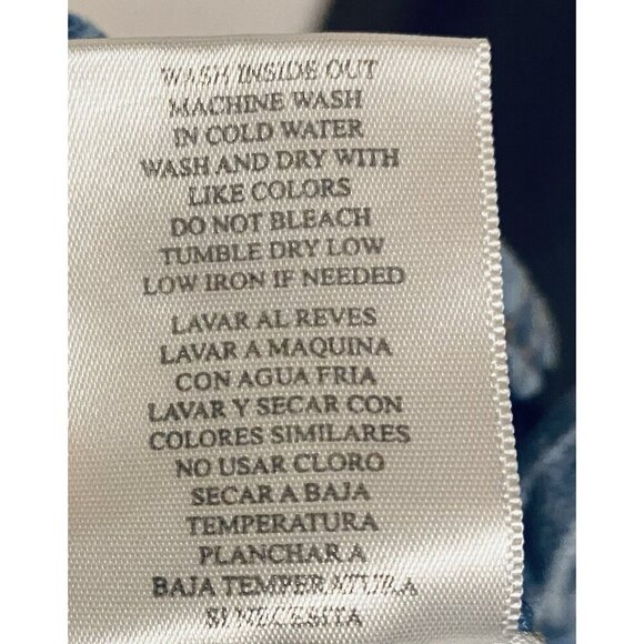 KanCan Signature Shorts Womens Small Blue Denim Ultra High Rise Paperbag Waist - Picture 7 of 7